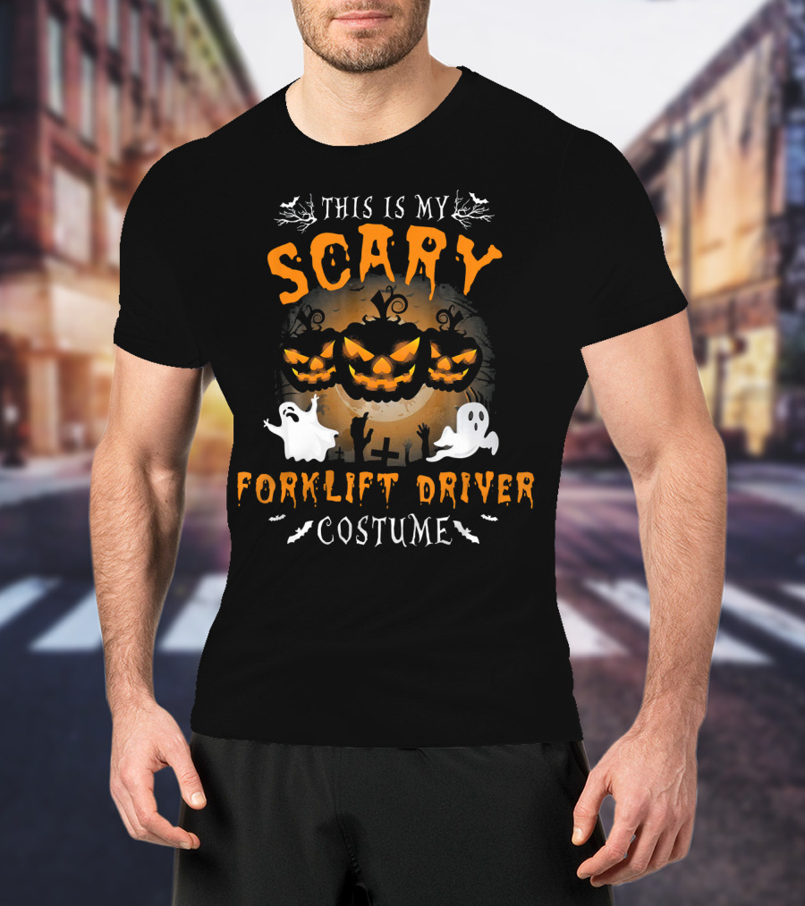 This Is My Scary Forklift Driver Costume T-Shirt