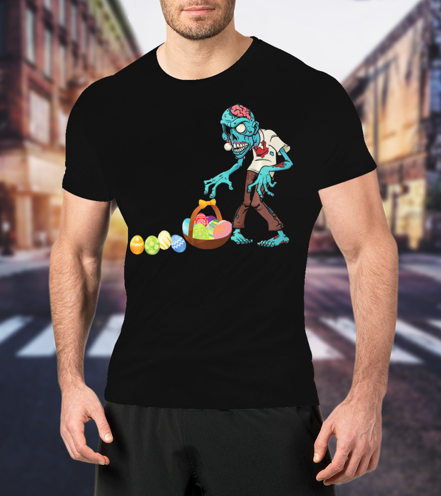 Zombie Easter Egg Hunt Adventure T-Shirt