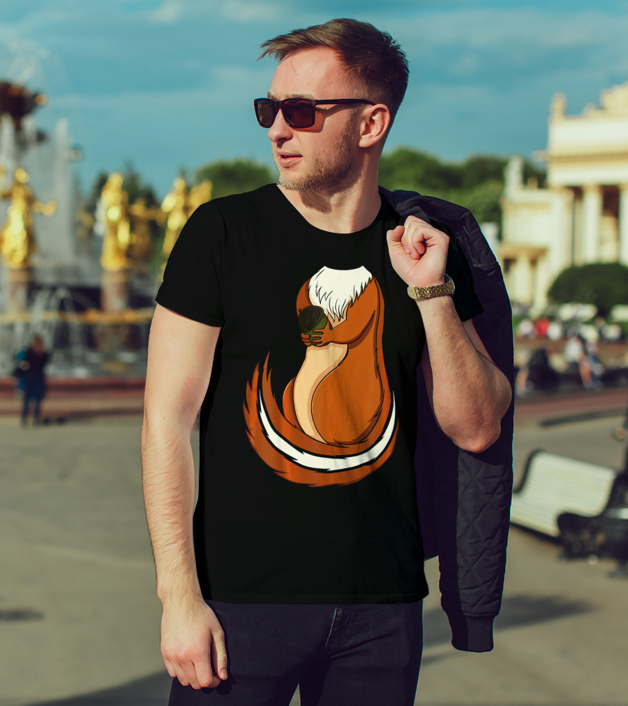 Chipmunk Holding Acorn T-Shirt