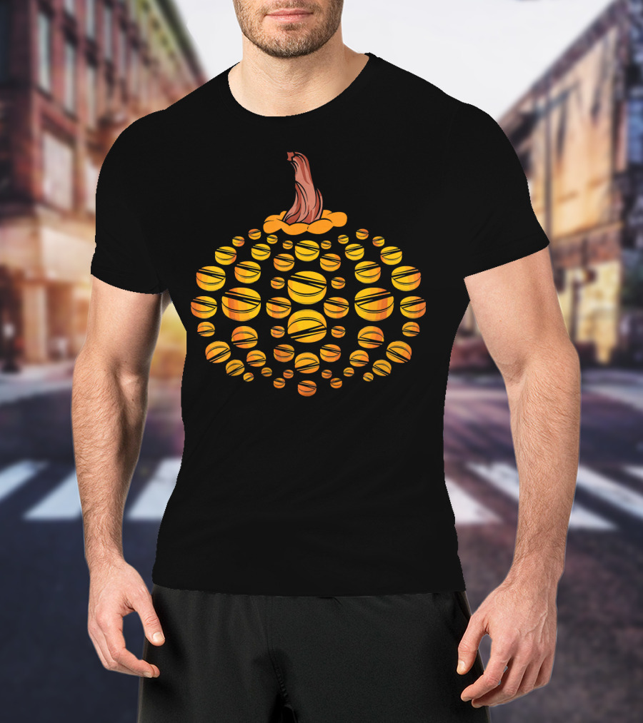 Hockey Pucks Halloween Pumpkin T-Shirt