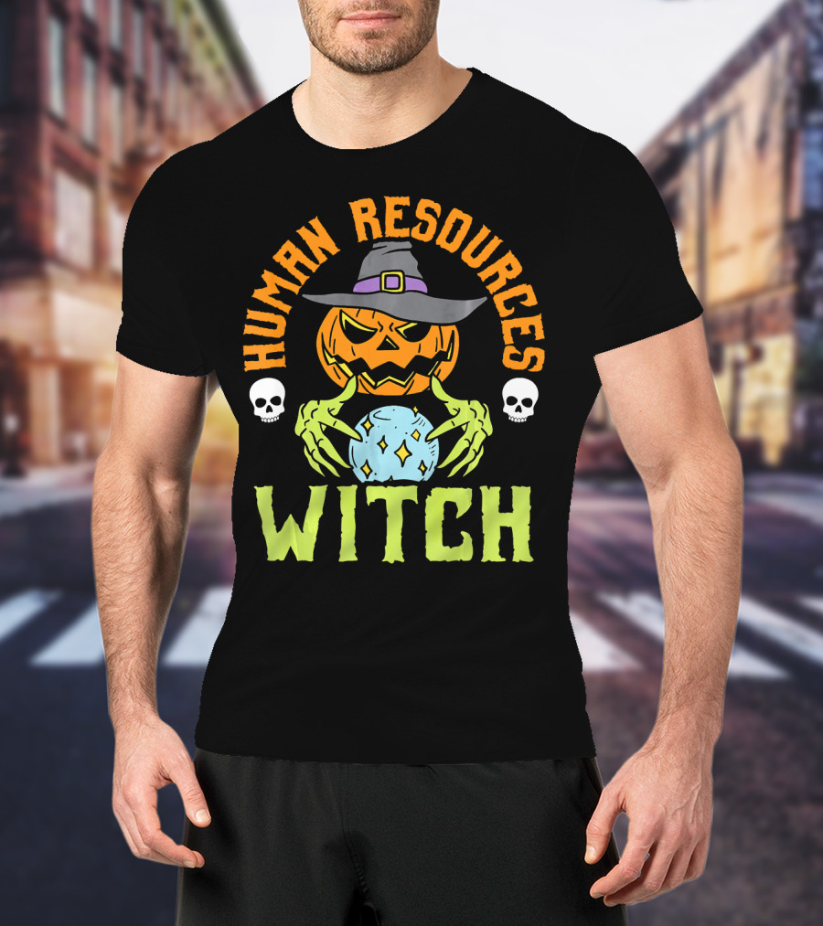 Human Resources Witch Pumpkin Magic T-Shirt