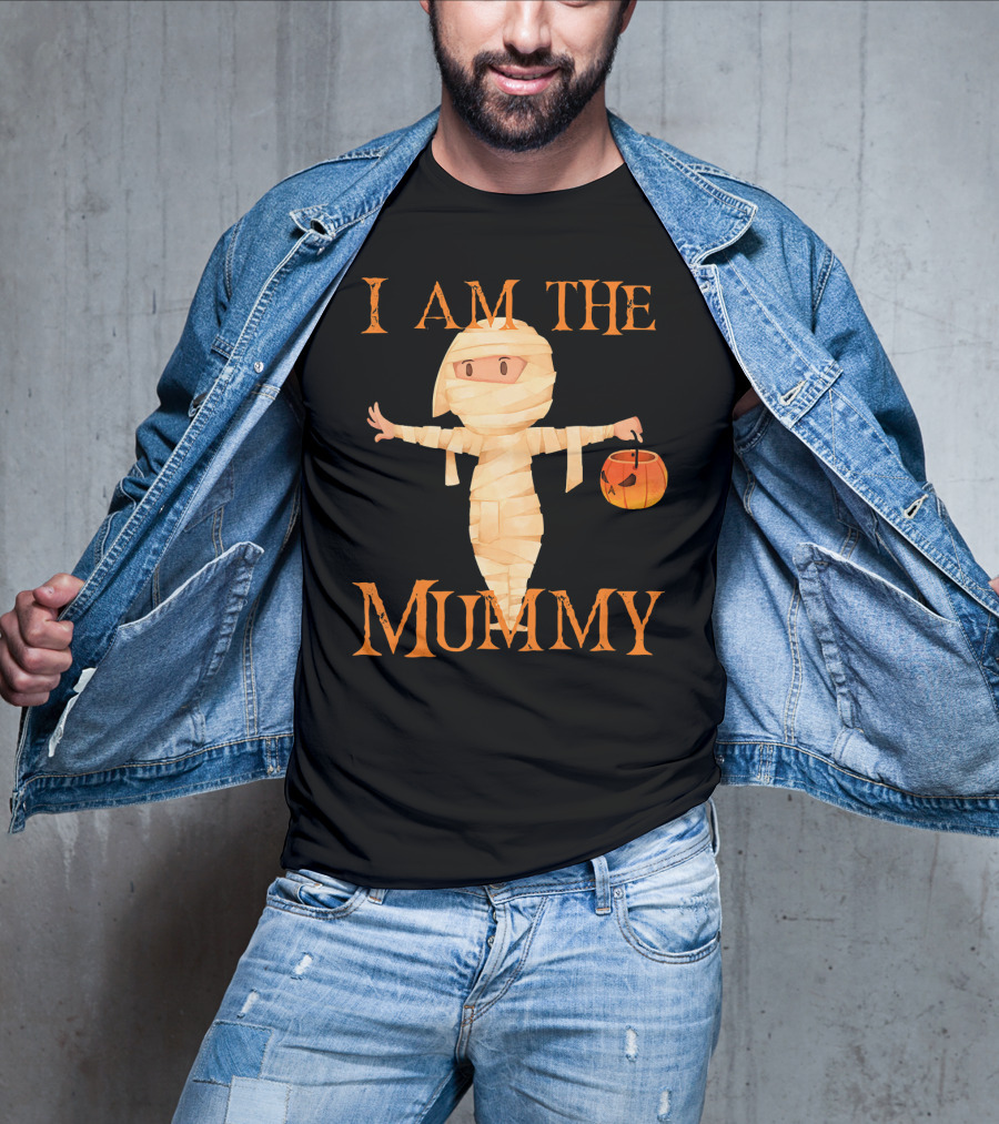 I Am The Mummy Matching Family Halloween T-Shirt