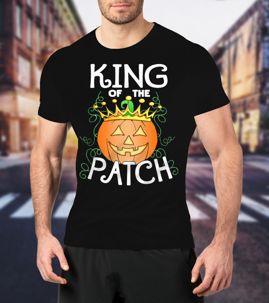 Halloween King Of The Patch Pumpkin With Crown T-Shirt