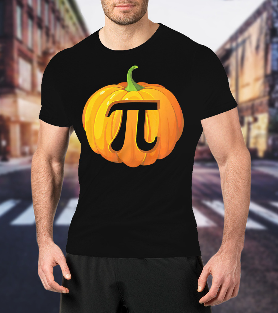 Funny Halloween Math Pun Pumpkin Pi T-Shirt