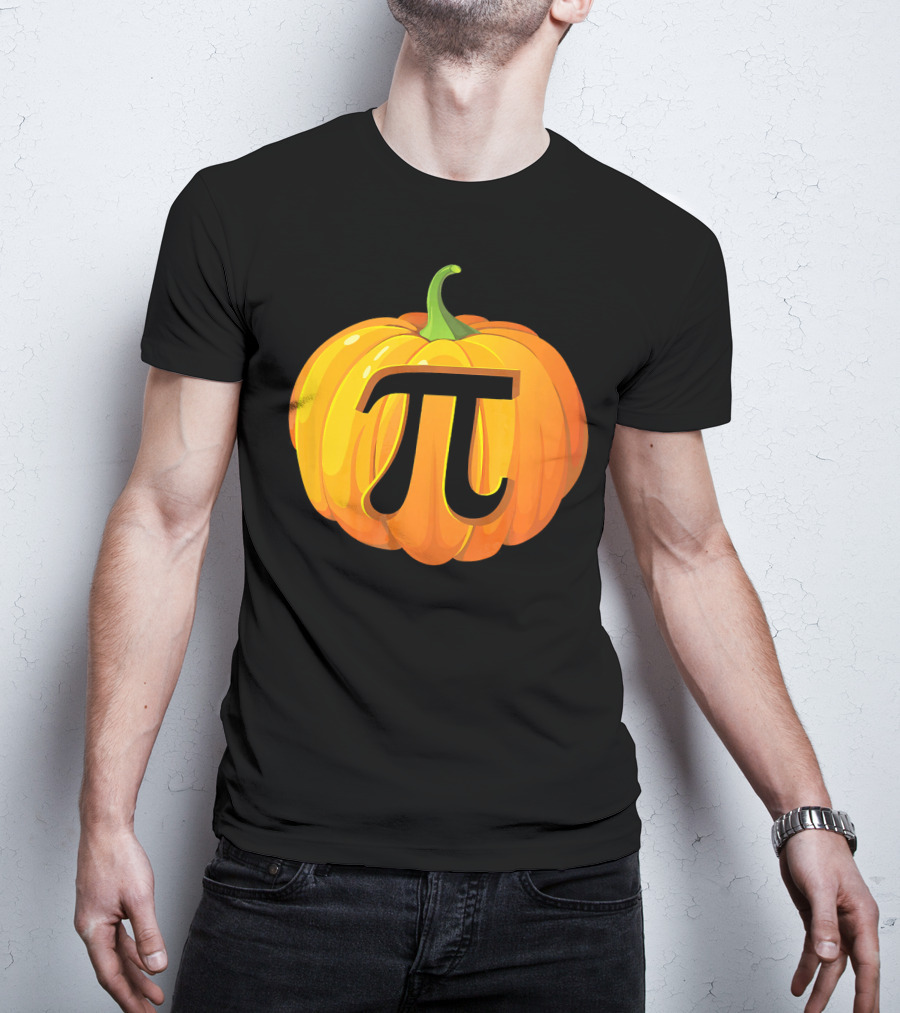 Funny Halloween Math Pun Pumpkin Pi T-Shirt
