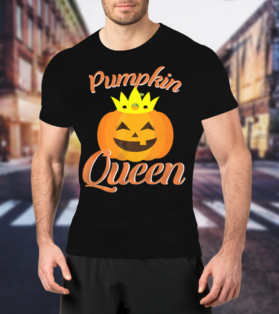 Pumpkin Queen Halloween Crown T-Shirt