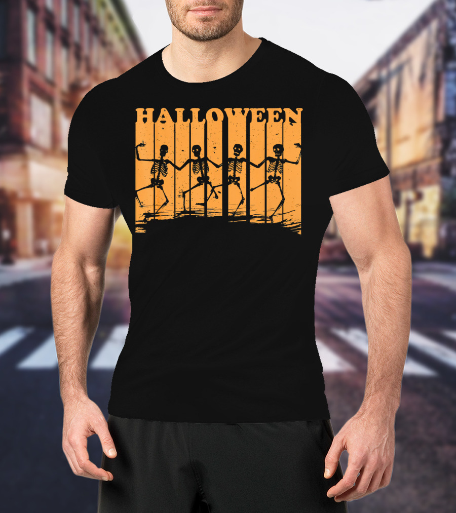 Halloween Dancing Skeletons T-Shirt