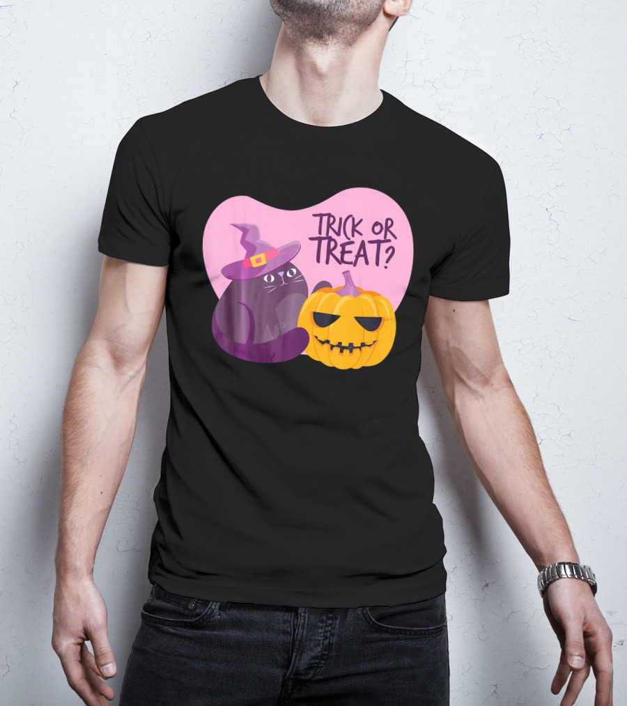 Trick Or Treat Happy Halloween Day Kids Halloween Pump T-Shirt