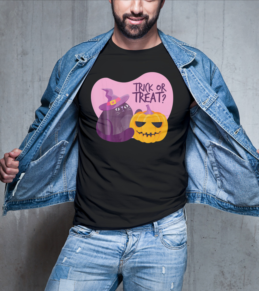 Trick Or Treat Happy Halloween Day Kids Halloween Pump T-Shirt