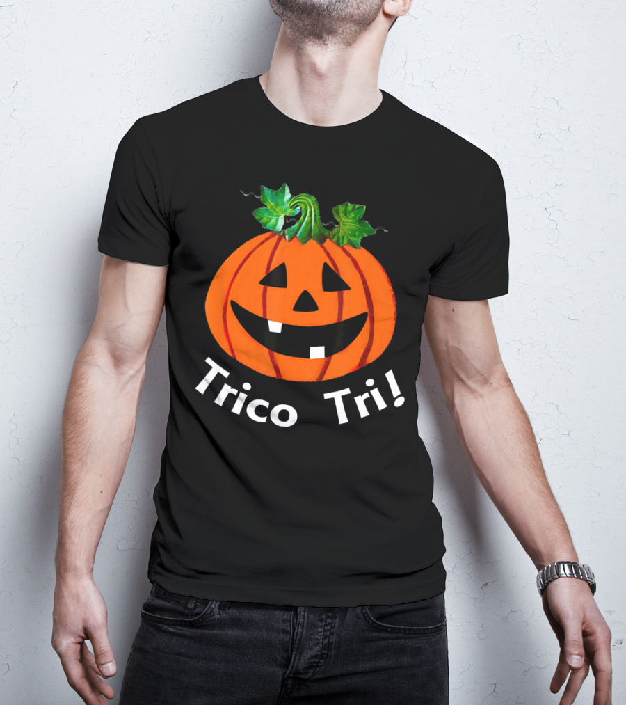 Trico Tri Pumpkin Halloween Jack-O'-Lantern T-Shirt