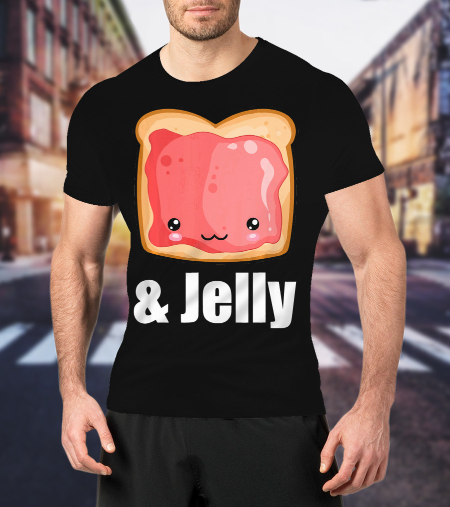 Kawaii Jelly Toast Cute Cartoon PB&J Matchi T-Shirt