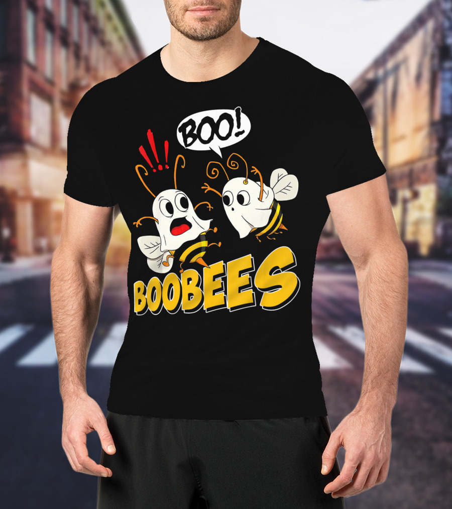 BOO Boobees Happy Halloween Day T-Shirt