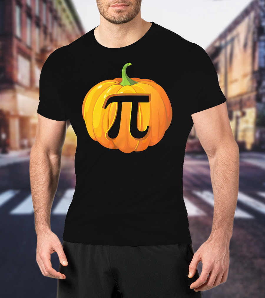 Pumpkin Pi Symbol Halloween Mashup T-Shirt