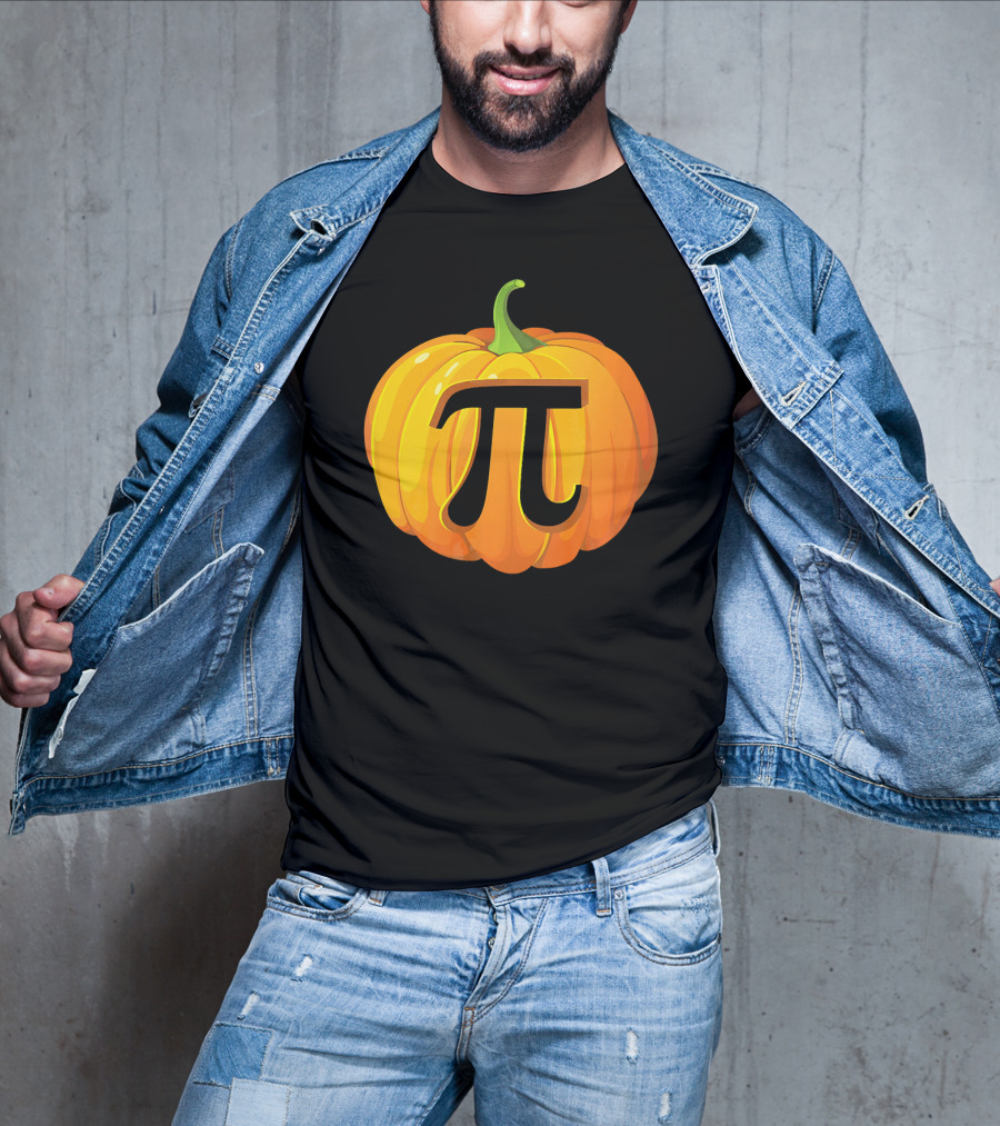 Pumpkin Pi Symbol Halloween Mashup T-Shirt