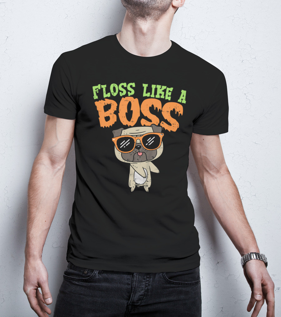 Floss Like A Boss Pug T-Shirt
