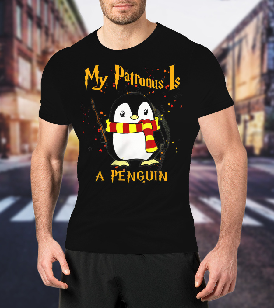 My Patronus Is A Penguin Wizardry Magic T-Shirt