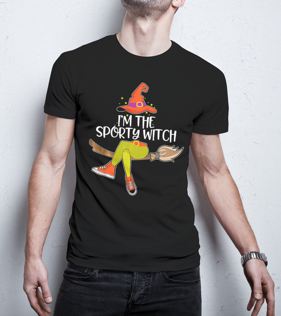 I'm The Sporty Witch Halloween Match T-Shirt