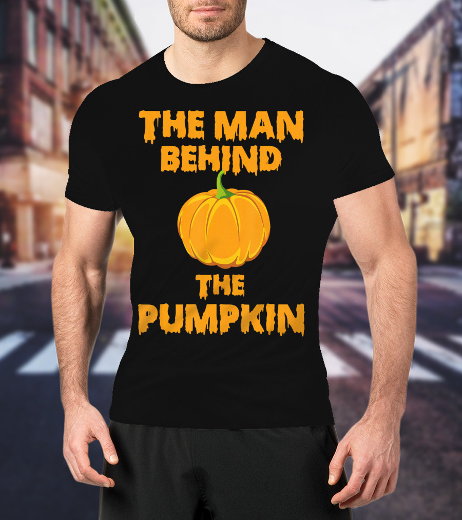 The Man Behind The Pumpkin Halloween T-Shirt