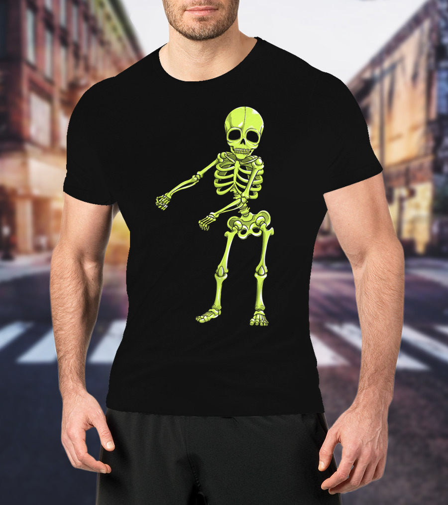 Floss Dance Neon Skeleton T-Shirt