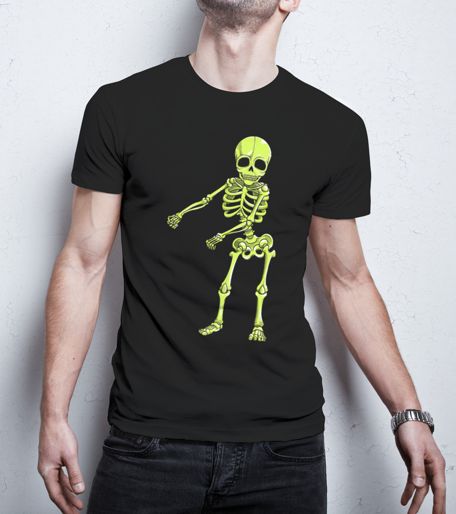Floss Dance Neon Skeleton T-Shirt