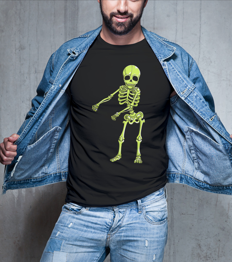 Floss Dance Neon Skeleton T-Shirt