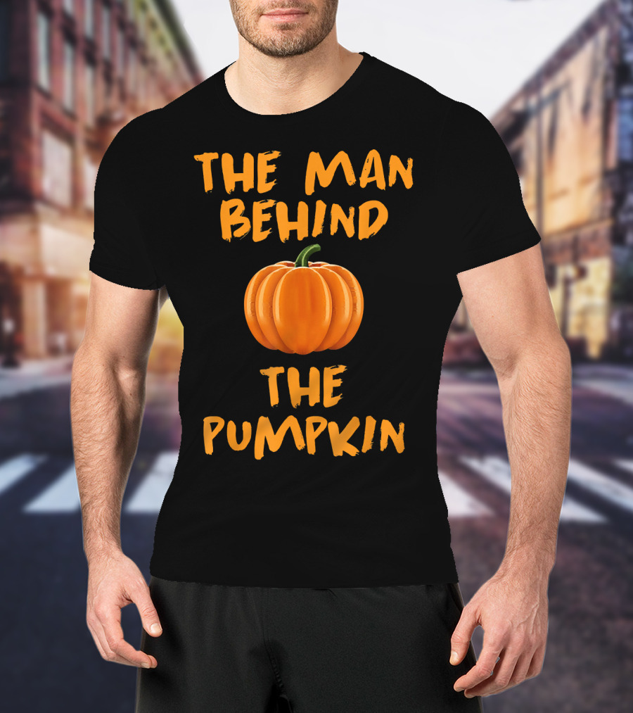 Halloween The Man Behind The Pumpkin T-Shirt