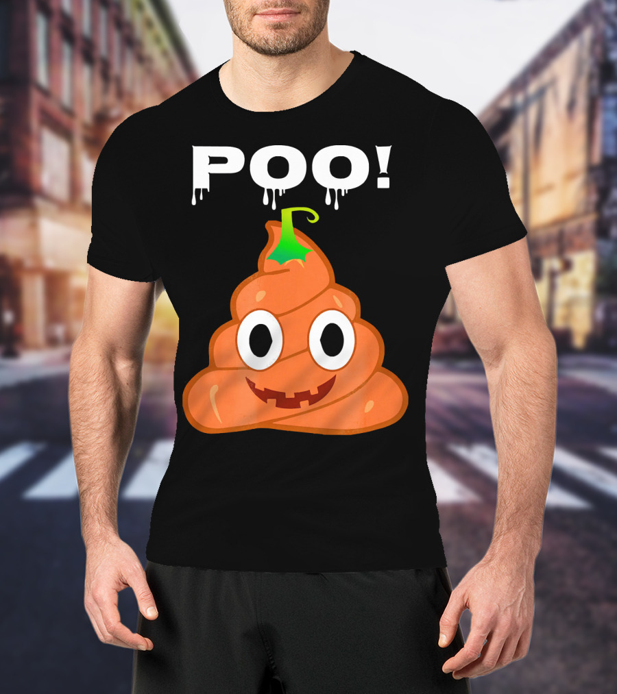Poo Halloween Pumpkin Boo Fun T-Shirt