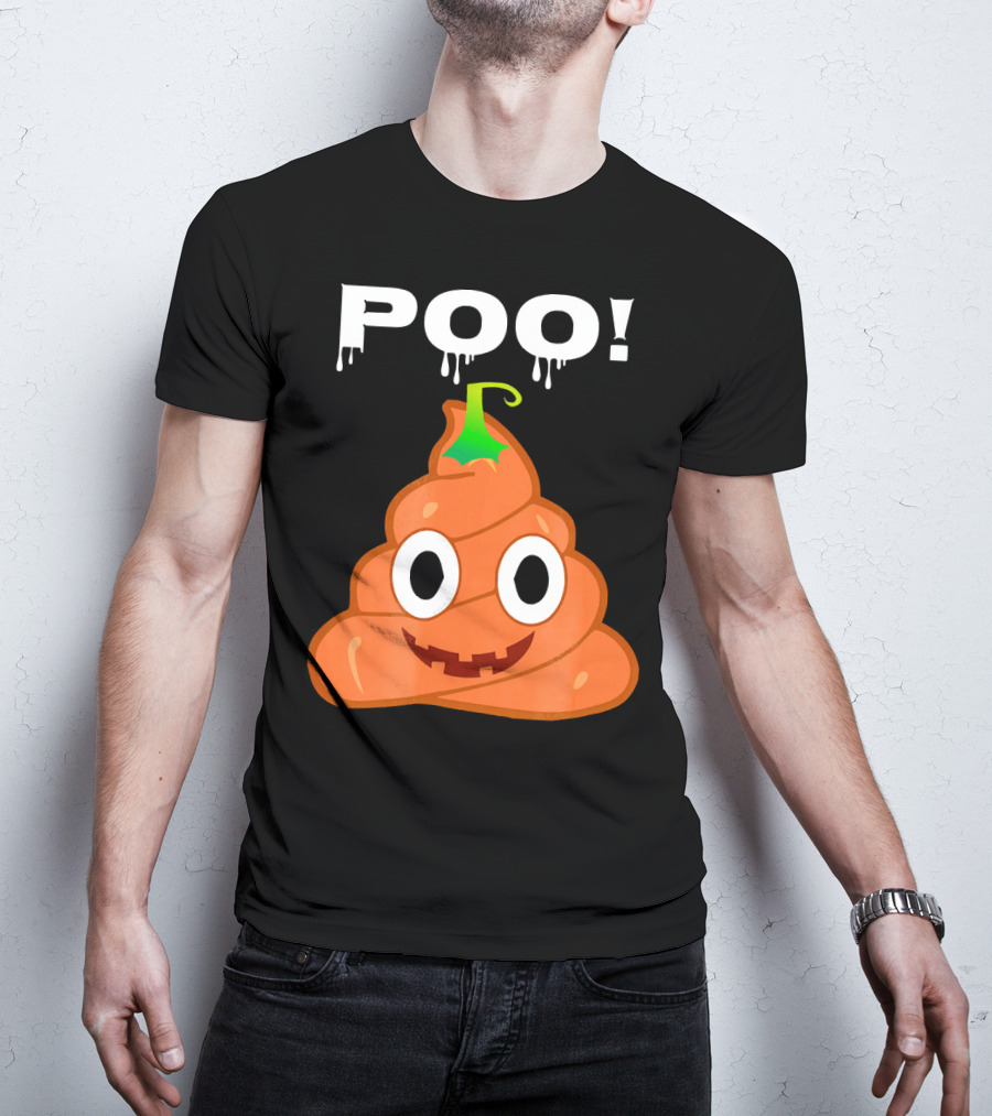 Poo Halloween Pumpkin Boo Fun T-Shirt