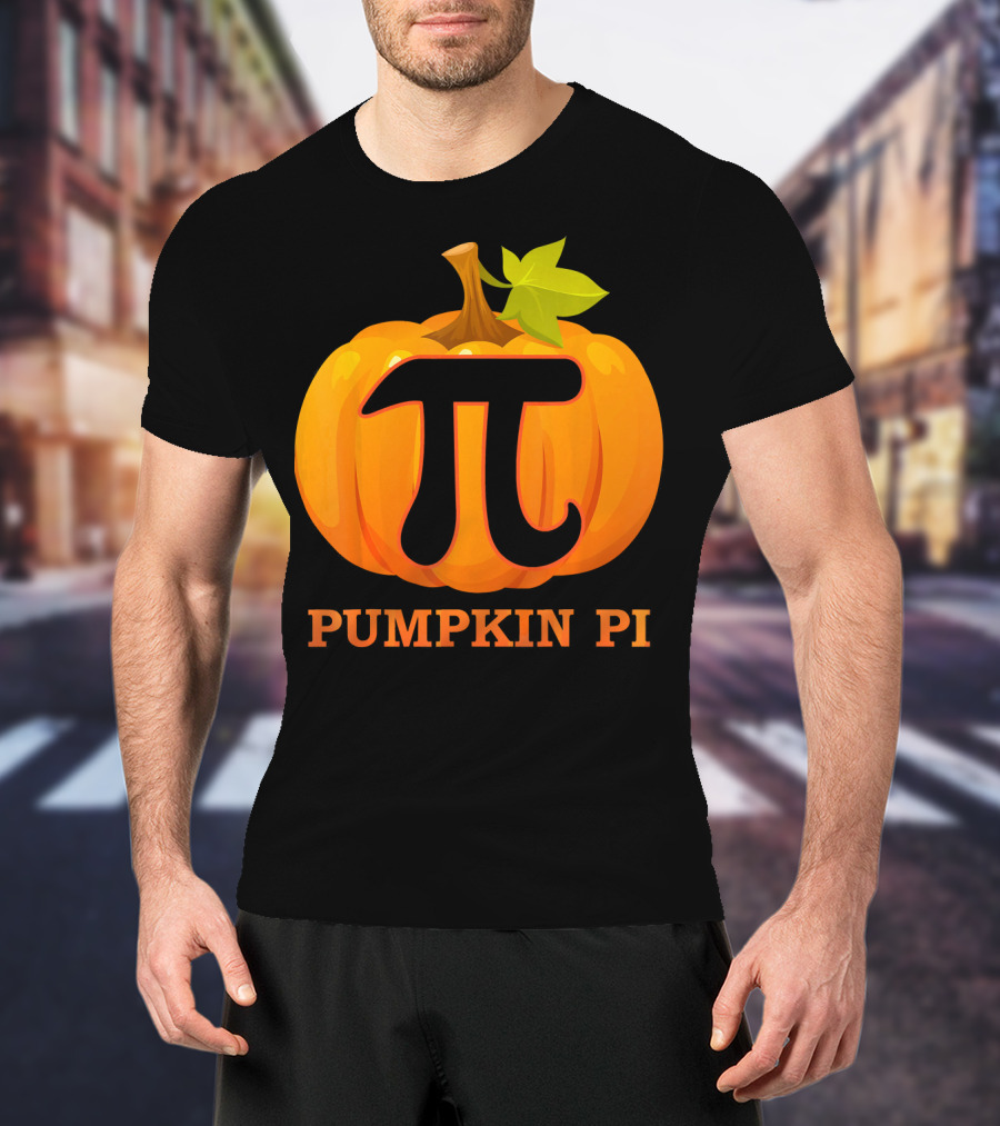 Pumpkin Pi Halloween Costume Math Pie T-Shirt