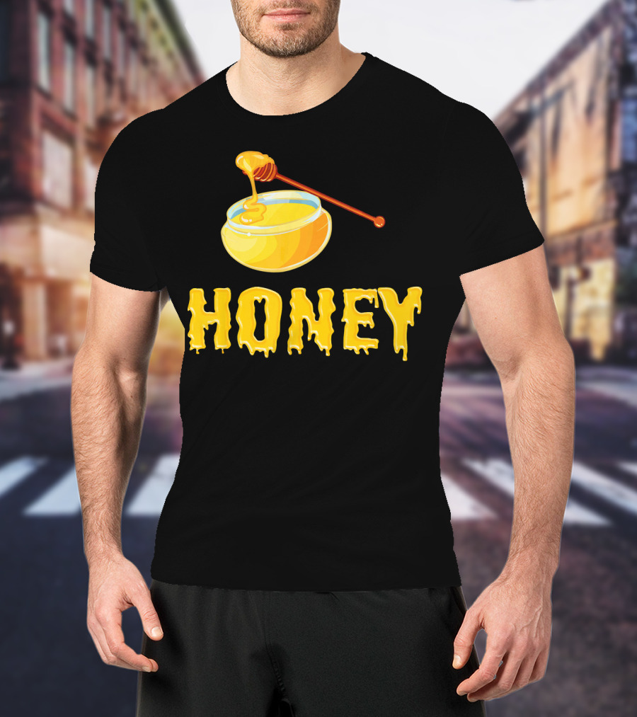 Honeypot Honey Dripping From Golden Jar T-Shirt