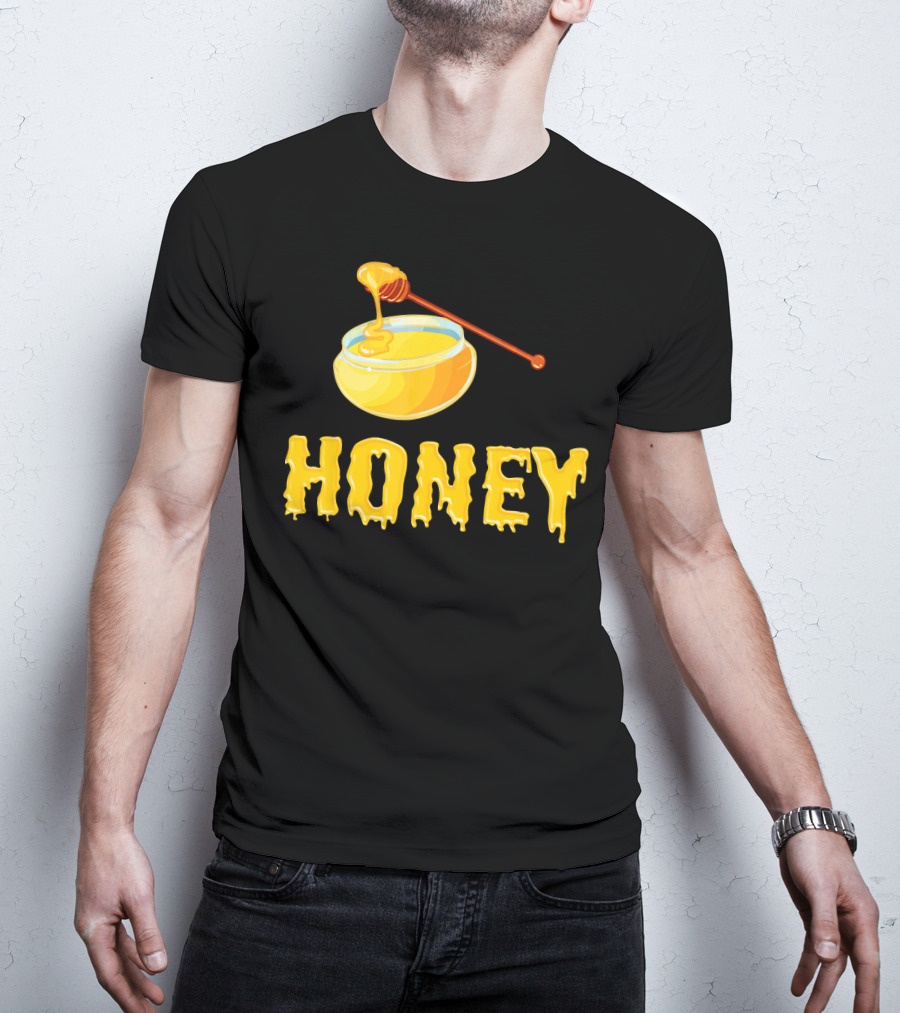 Honeypot Honey Dripping From Golden Jar T-Shirt