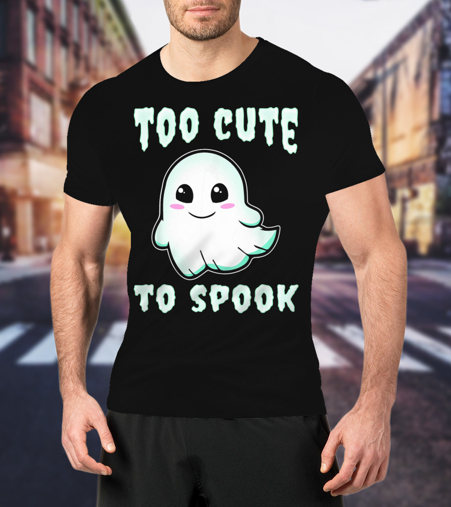 Too Cute To Spook Ghost Charm T-Shirt