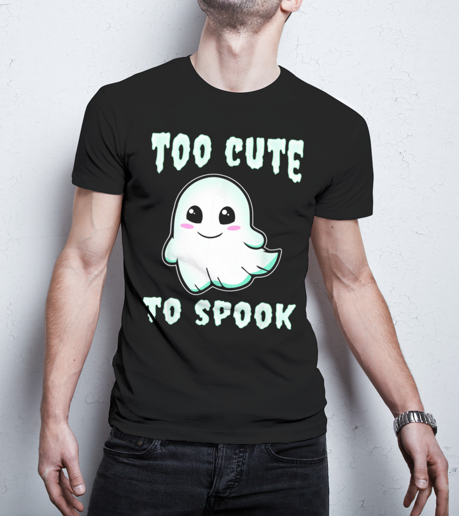 Too Cute To Spook Ghost Charm T-Shirt