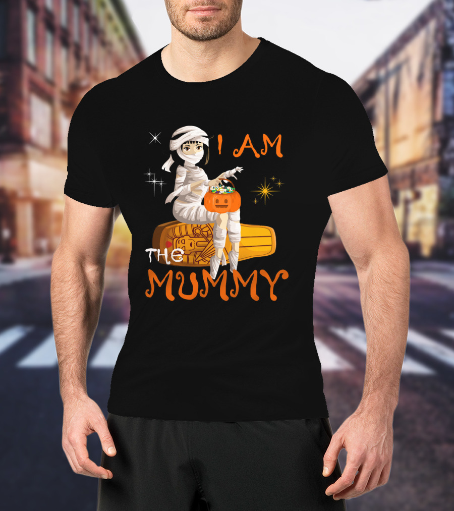 I Am The Mummy Halloween Night Costume Tri T-Shirt