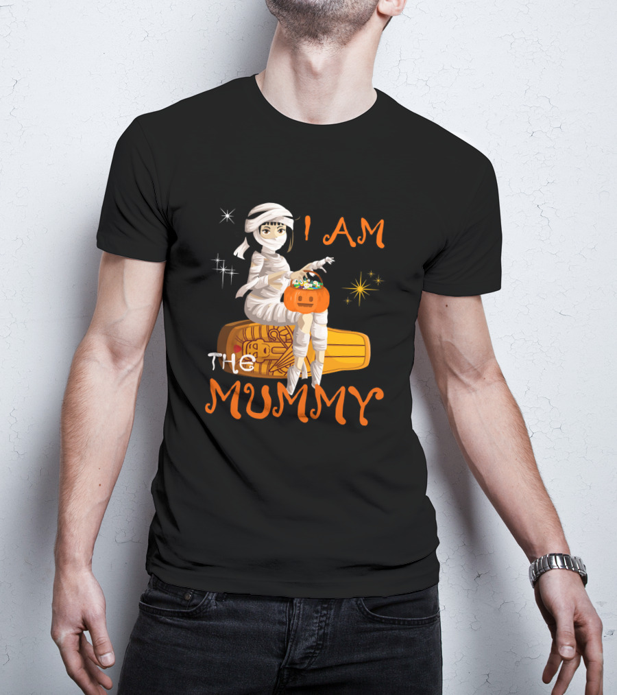 I Am The Mummy Halloween Night Costume Tri T-Shirt
