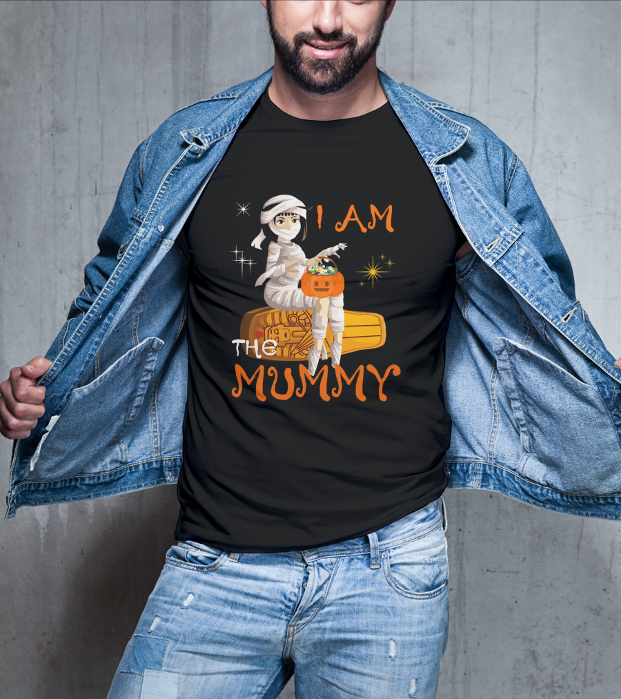 I Am The Mummy Halloween Night Costume Tri T-Shirt