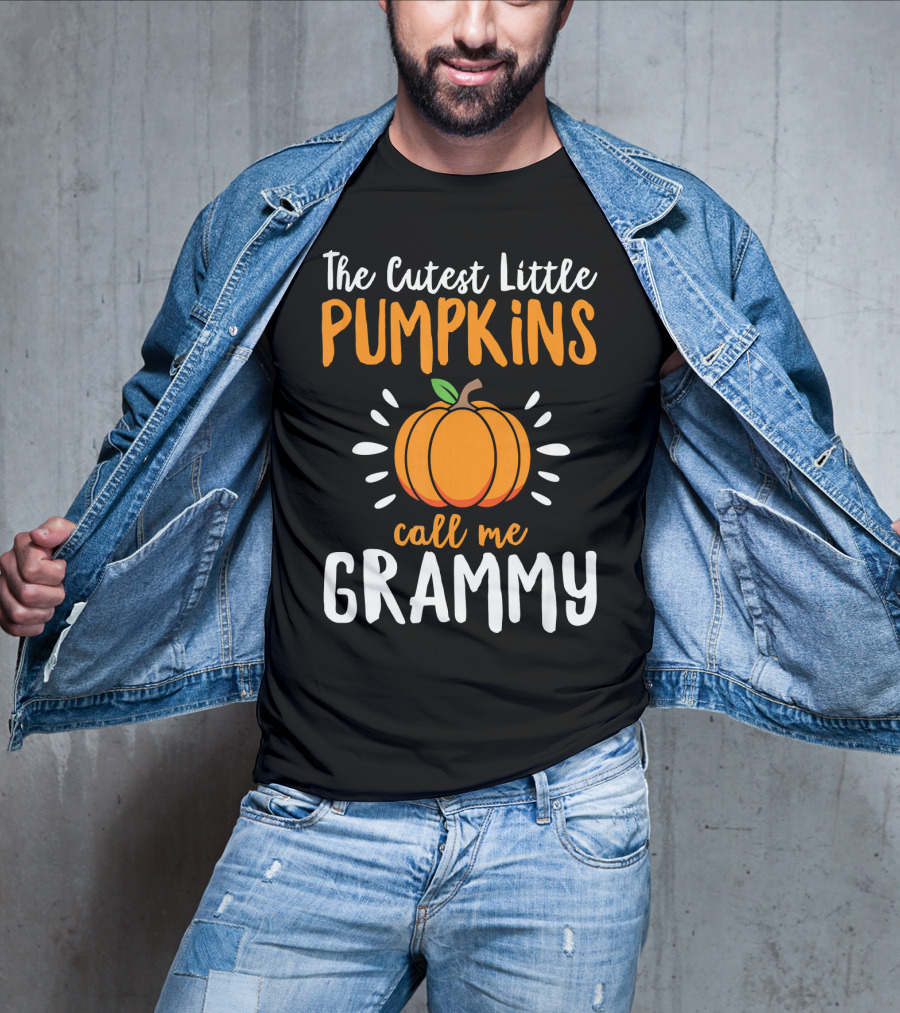 The Cutest Little Pumpkins Call Me Grammy Pumpkin T-Shirt
