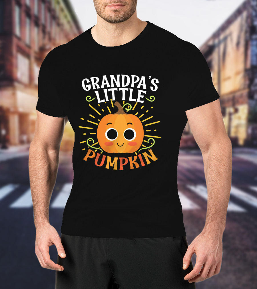 Grandpa's Little Pumpkin Halloween T-Shirt
