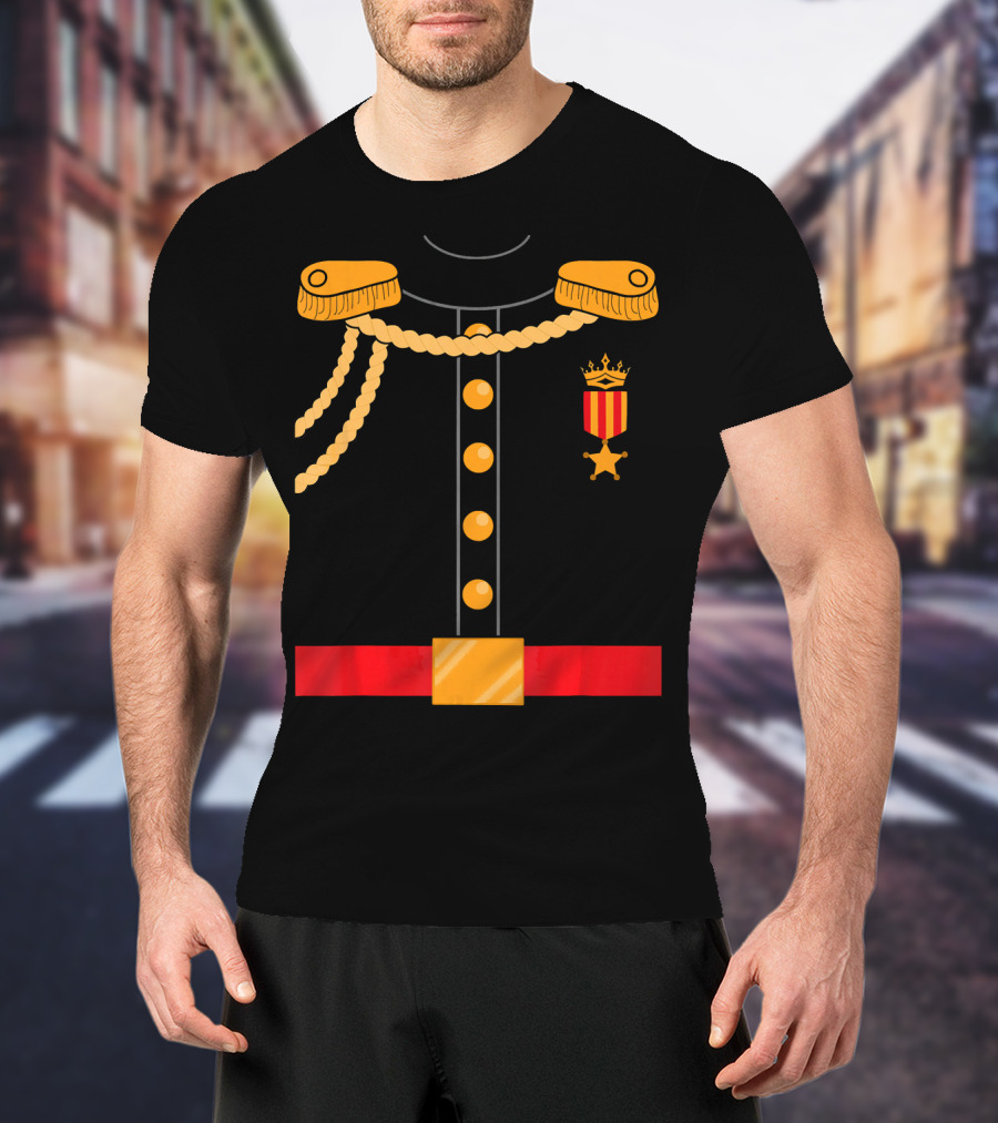 Prince Costume Fairy Tale Royal Prince Regal Jacket Emblem T-Shirt