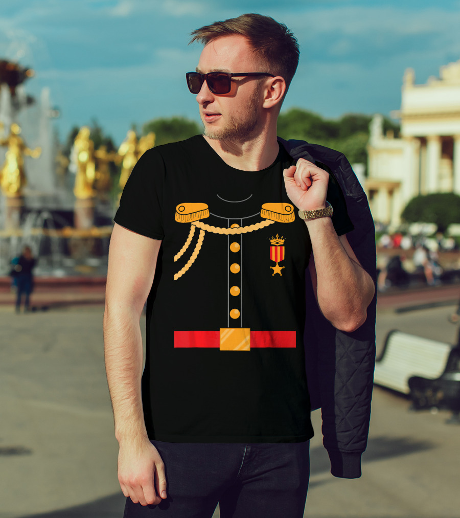 Prince Costume Fairy Tale Royal Prince Regal Jacket Emblem T-Shirt