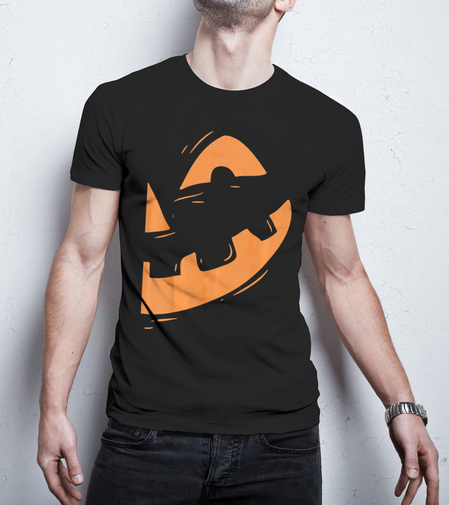 Jack O Lantern Pumpkin Face Halloween Smile T-Shirt