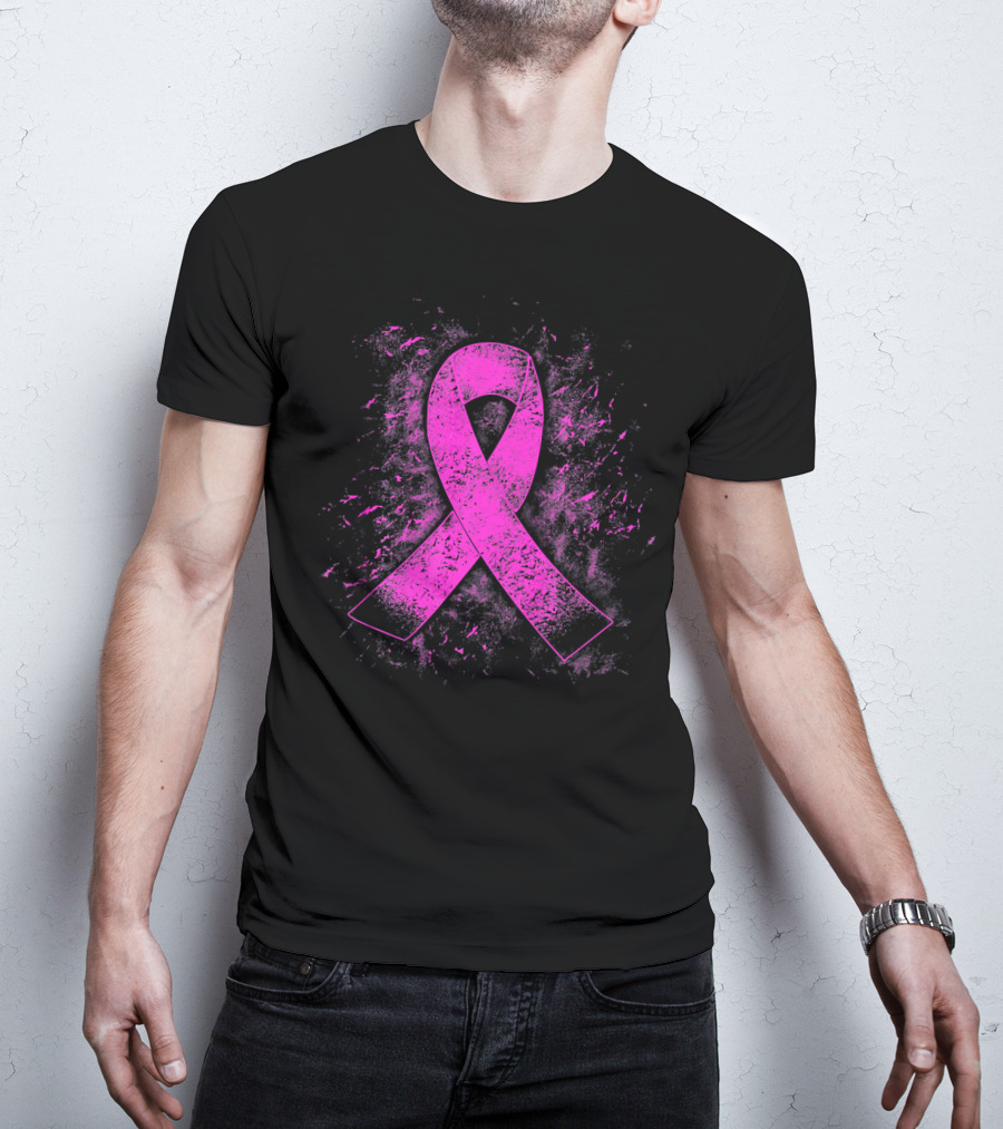 Breast Cancer Awareness Pink Ribbon T-Shirt