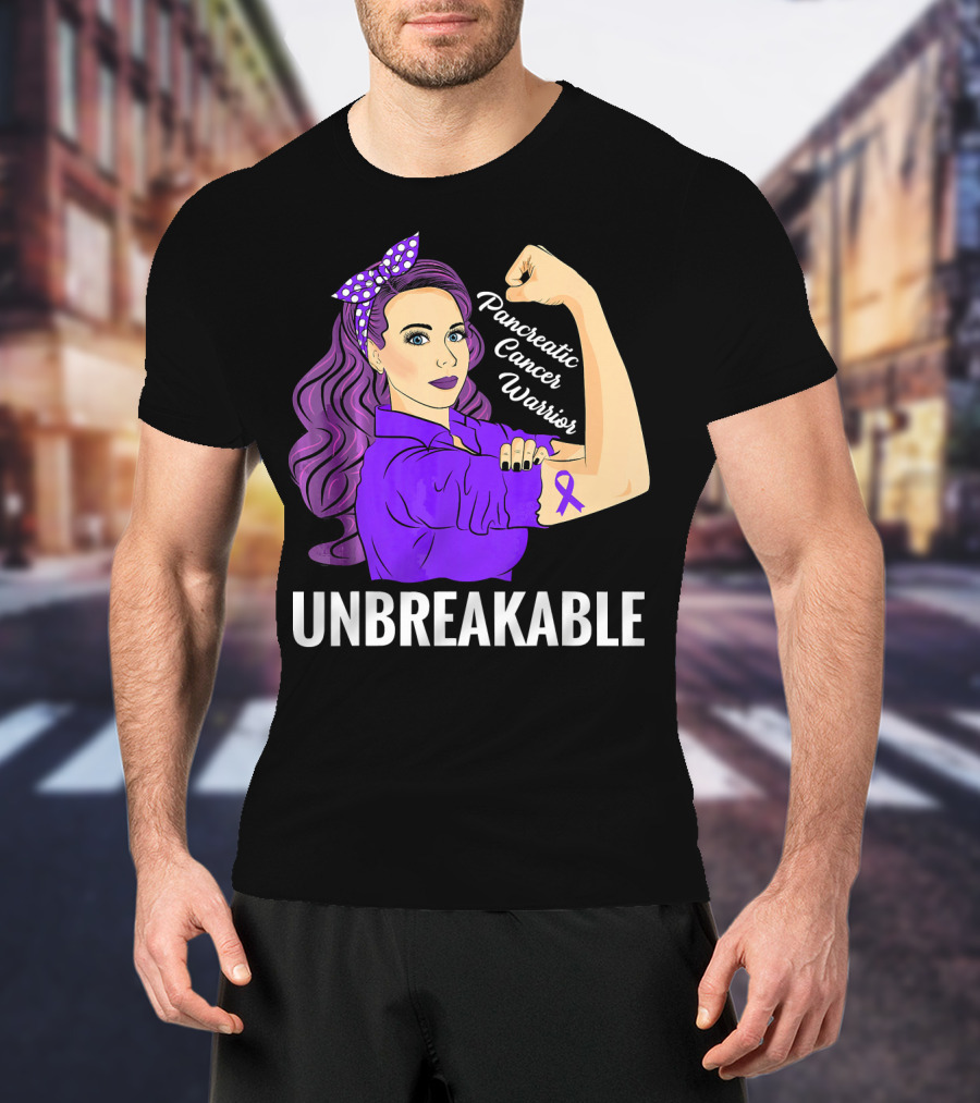 Unbreakable Pancreatic Cancer Warriors T-Shirt