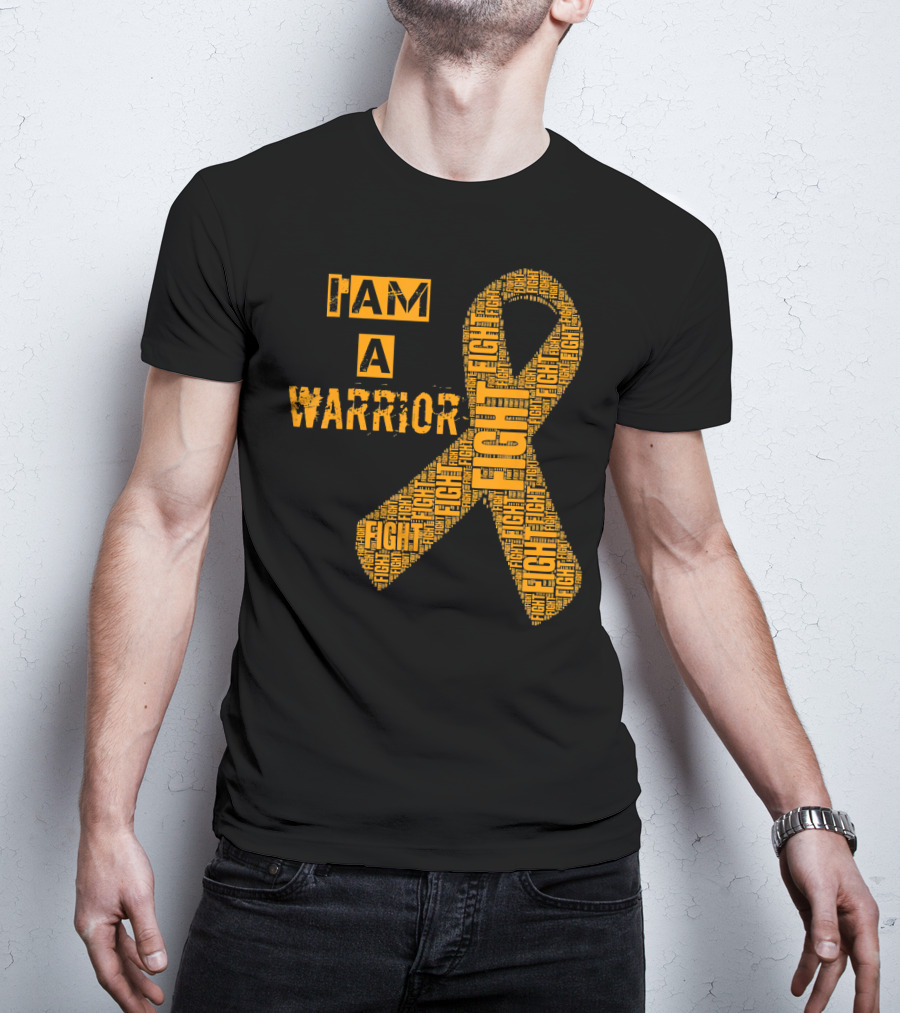 I Am A Warrior Fight Leukemia Cancer Awareness T-Shirt