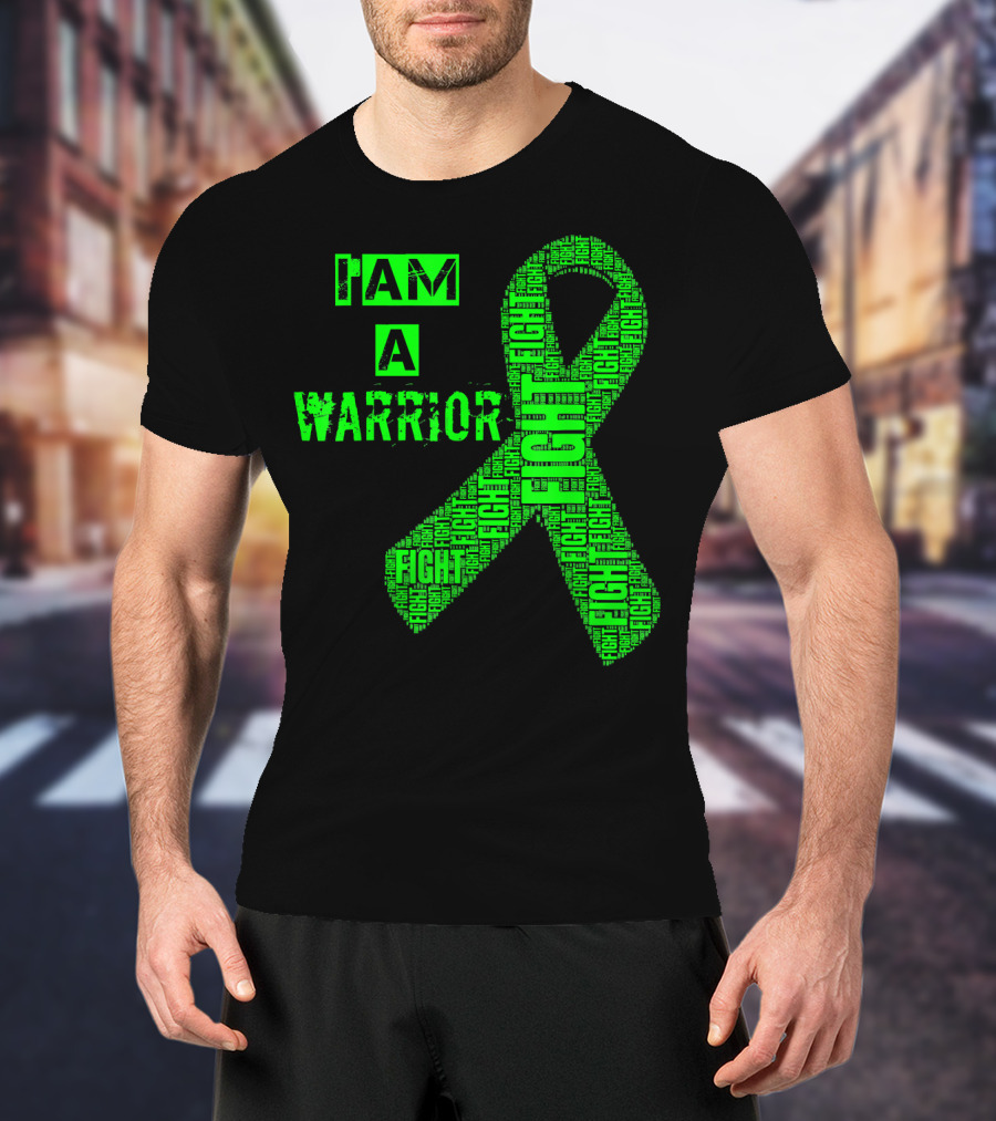 I Am A Warrior Fight Lymphoma Cancer Awareness T-Shirt