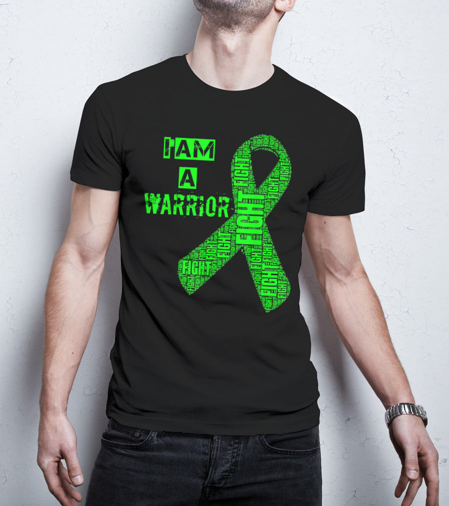 I Am A Warrior Fight Lymphoma Cancer Awareness T-Shirt