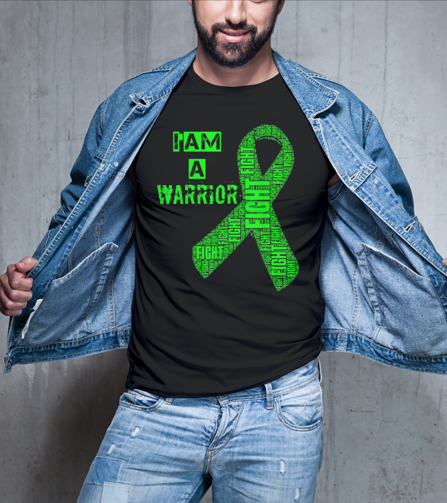 I Am A Warrior Fight Lymphoma Cancer Awareness T-Shirt