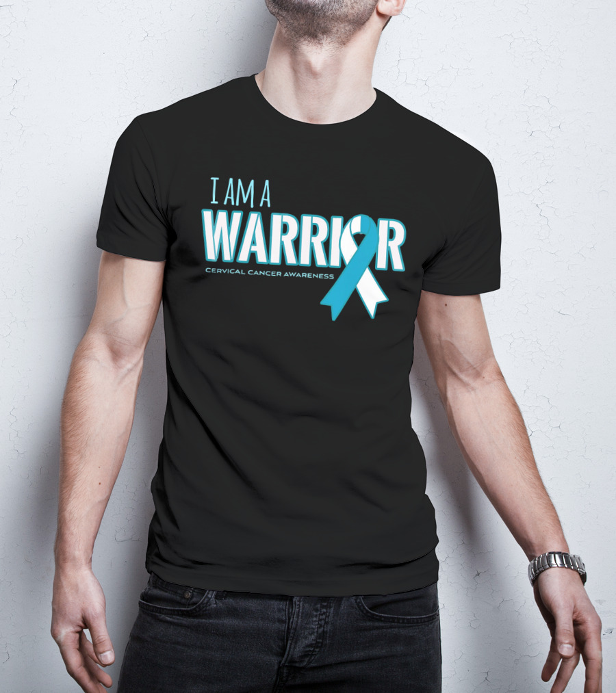 I Am A Warrior Cervical Cancer Awareness T-Shirt