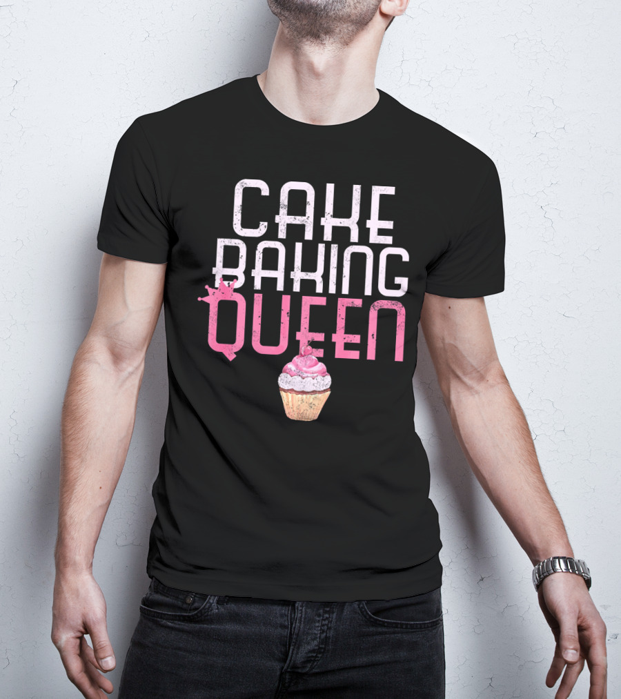 Cake Baking Queen Cupcake T-Shirt