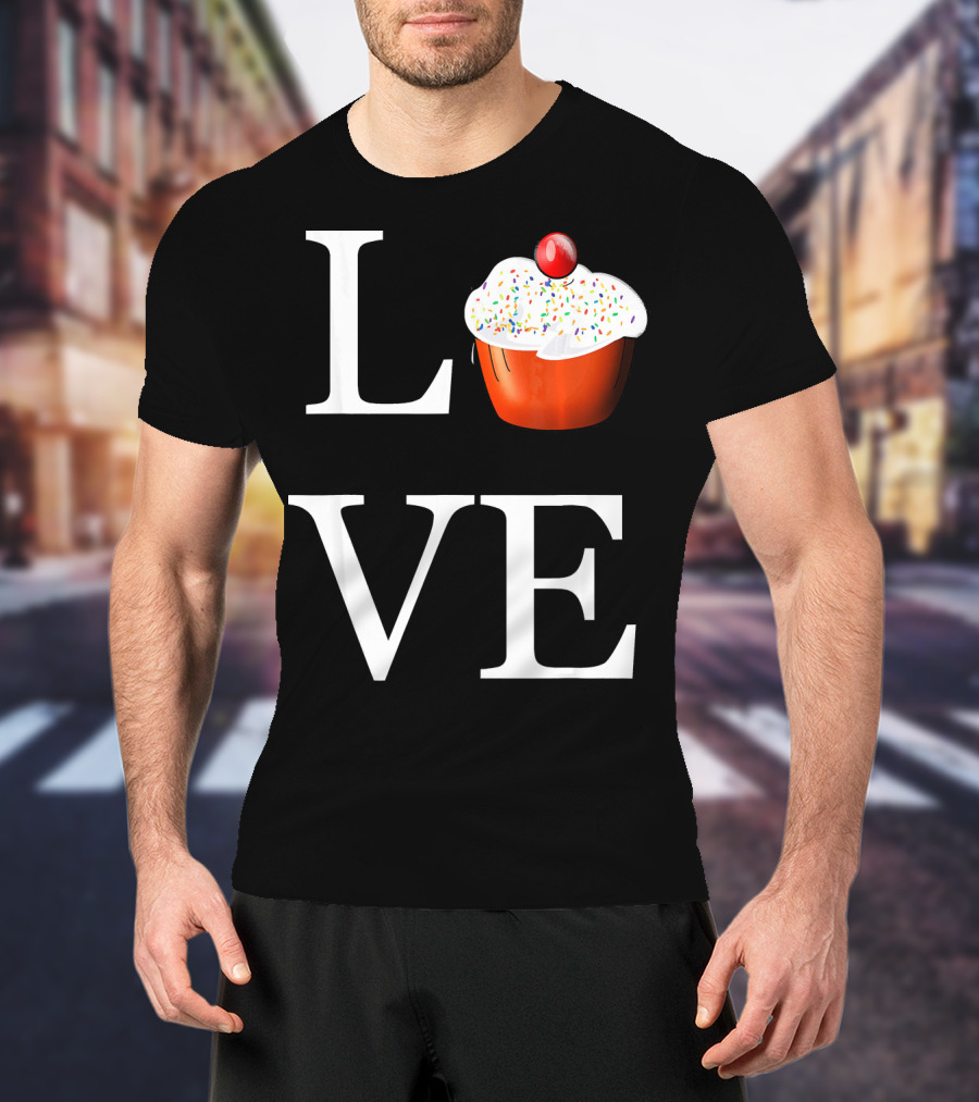 Love Cupcake Sprinkle Delight I Love Cupcakes T-Shirt
